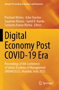 Cover: Digital Economy Post COVID-19 Era - Springer