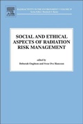 Cover: Social and Ethical Aspects of Radiation Risk Management - Elsevier