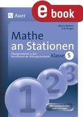 Cover: Mathe an Stationen 5 - Auer Verlag