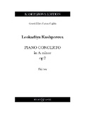 Cover: Piano Concerto in A minor op. 2 - Boosey & Hawkes Music Publishers Ltd
