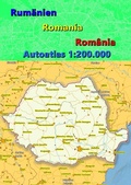 Cover: Rum&auml;nien Autoatlas, Stra&szlig;enatlas 2023/2024 1:200.000 (Rom&acirc;nia) - Tredition