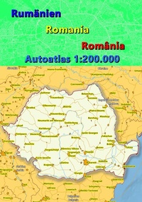 Abbildung von: Rumänien Autoatlas, Straßenatlas 2023/2024 1:200.000 (România) - Tredition