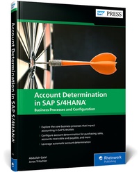 Abbildung von: Account Determination in SAP S/4HANA - SAP PRESS