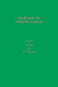 Cover: Ion Beams for Materials Analysis - Academic Press