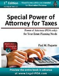 Abbildung von: Special Power of Attorney for Taxes - Paquette Publications