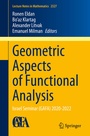 Cover: Geometric Aspects of Functional Analysis - Springer