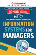 Cover: MS-07 Information Systems for Managers - Gullybaba Publishing House Pvt. Ltd