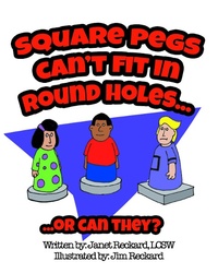 Abbildung von: Square Pegs Can't Fit In Round Holes - Fulton Books, Inc.
