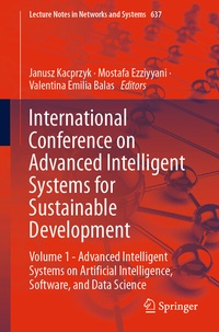 Abbildung von: International Conference on Advanced Intelligent Systems for Sustainable Development - Springer