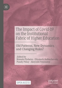 Bild: The Impact of Covid-19 on the Institutional Fabric of Higher Education - Palgrave Macmillan