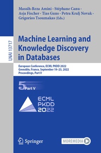 Enlarge image Cover: Machine Learning and Knowledge Discovery in Databases - Springer