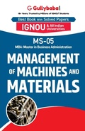 Cover: Ms-05 Management of Machines & Materials - Gullybaba Publishing House Pvt. Ltd