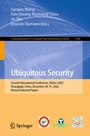 Cover: Ubiquitous Security - Springer