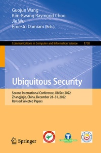 Enlarge image Cover: Ubiquitous Security - Springer