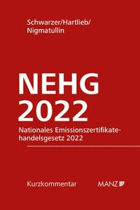 Abbildung von: Nationales Emissionszertifikatehandelsgesetz 2022 NEHG 2022 - Manz