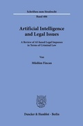 Bild: Artificial Intelligence and Legal Issues. - Duncker & Humblot