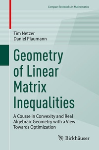 Enlarge image Cover: Geometry of Linear Matrix Inequalities - Birkhäuser