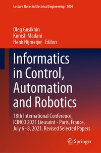 Enlarge image Cover: Informatics in Control, Automation and Robotics - Springer