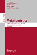 Cover: Metaheuristics - Springer
