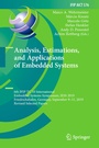 Cover: Analysis, Estimations, and Applications of Embedded Systems - Springer