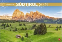 Abbildung von: Südtirol Globetrotter Kalender 2024. Alto Adige in großartigen Fotos. Kalender XL mit stimmungsvollen Aufnahmen Südtirols. Großer Wandkalender 2024. - Heye