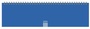 Cover: Wochenplaner quer 2024 in blau. Praktischer Tischquerkalender zum Umklappen. Zeitloser Spiral-Kalender 2024 fürs Büro. Wochenplaner für den Schreibtisch. - Heye