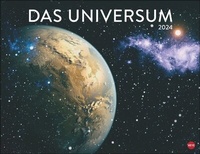 Abbildung von: Das Universum Posterkalender 2024. Fotokalender mit Spiralgalaxien und Nachbarplaneten. Wand-Kalender 2024 Posterformat mit Fotos unter anderem vom Hubble-Weltraumteleskop. - Heye