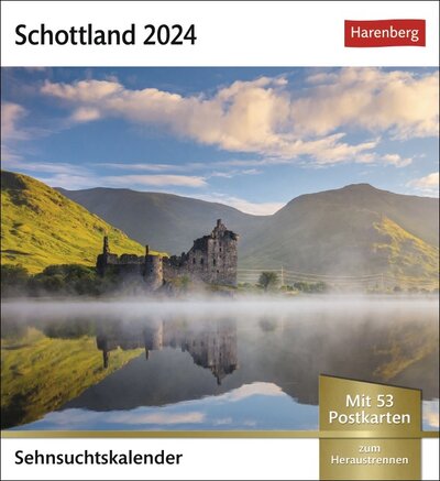 Abbildung von: Schottland Sehnsuchtskalender 2024 - Harenberg
