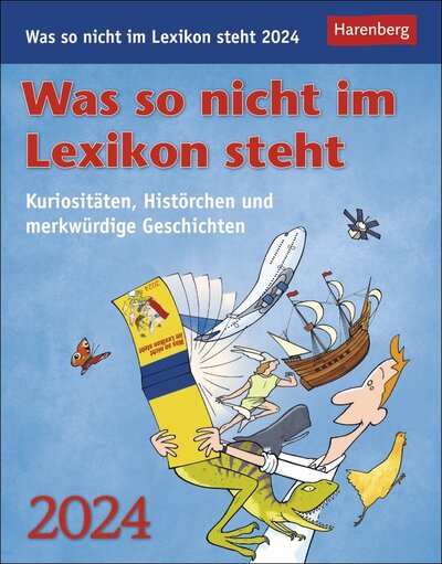 Abbildung von: Was so nicht im Lexikon steht Tagesabreißkalender 2024 - Harenberg