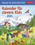 Cover: Kalender f&uuml;r clevere Kids Tagesabrei&szlig;kalender 2024. T&auml;glich neues Wissen f&uuml;r Kinder ab 8. Abrei&szlig;kalender f&uuml;r jeden Tag, mit spannenden Fragen und kinderleichten Erkl&auml;rungen - Harenberg