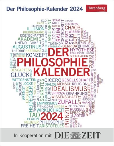 Abbildung von: Der Philosophie-Kalender Tagesabreißkalender 2024 - Harenberg