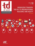 Cover: Knowledge Transfer: The Key to Organizational Resilience and Agility - Association for Talent Development