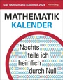 Bild: Der Mathematik-Kalender Tagesabreißkalender 2024. Knifflige Rätsel und spannende Anekdoten aus der Geschichte der Mathematik in einem Abreißkalender. Tischkalender für Mathefans. Auch zum Aufhängen - Harenberg