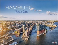 Abbildung von: Hamburg Kalender 2024. Reise-Wandkalender mit 12 atemberaubenden Fotografien der Hansestadt. Städte-Kalender 2024 zum Aufhängen. 44 x 34 cm. Querformat. - Eiland