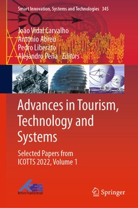Enlarge image Cover: Advances in Tourism, Technology and Systems - Springer