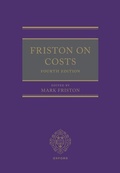 Abbildung von: Friston on Costs - Oxford University Press