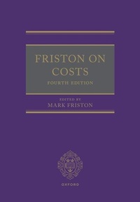 Abbildung von: Friston on Costs - Oxford University Press