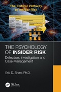 Cover: The Psychology of Insider Risk - CRC Press