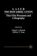 Cover: Laser Microfabrication - Academic Press