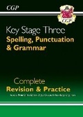 Cover: KS3 Spelling, Punctuation & Grammar Complete Revision & Practice (with Online Edition & Quizzes) - Coordination Group Publications Ltd (CGP)