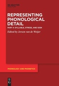 Cover: Syllable, Stress, and Sign - De Gruyter Mouton