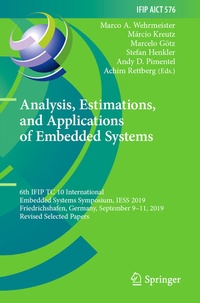 Enlarge image Cover: Analysis, Estimations, and Applications of Embedded Systems - Springer
