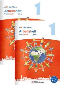 Abbildung von: ABC der Tiere 1 Neubearbeitung - Arbeitsheft Druckschrift, Teil A und B - Mildenberger Verlag GmbH
