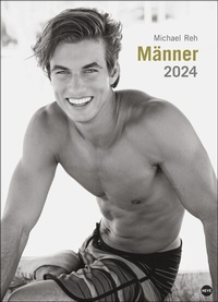Abbildung von: Männer Edition 2024. Jeden Monat ein sinnliches Schwarz-Weiß-Foto in einem Kalender im Großformat. Schöne Männer im Wandkalender XXL 2024. Hochformat 49 x 68 cm. - Heye