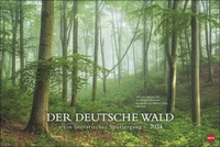 Bild vergrößern Bild: Der deutsche Wald - Ein literarischer Spaziergang Kalender 2024. Inspirierende Fotos deutscher Wälder mit Zitaten bekannter Klassiker. Großer Wandkalender 2024. - Heye