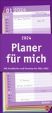 Cover: Basic Planer für mich 2024. Praktischer Wandplaner mit 2 Spalten. Wandkalender mit Schulferien und 3-Monats-Ausblick. Terminkalender 2024 zum Eintragen. - Heye