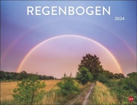 Abbildung von: Regenbogen Posterkalender 2024. Die Natur von ihrer schönsten Seite: Wandkalender 2024 mit Regenbögen über atemberaubenden Landschaften. Kalender als Schmuckstück für jedes Zimmer. - Heye
