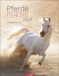 Abbildung von: Pferdepoesie Kalender 2024. Kalender mit wunderschönen Pferdefotos und Zitaten. Wand-Kalender von Christiane Slawik. 34x44 cm Hochformat - Weingarten