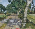 Cover: Worpsweder Landschaften Kalender 2024. Kunstvoller Wand-Kalender mit Gem&auml;lden von Landschaften der ber&uuml;hmten Worpsweder Maler. Gro&szlig;er Kunst-Kalender 2024. 55x46 cm - Weingarten