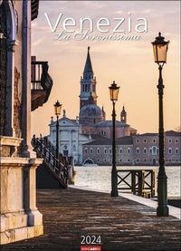 Abbildung von: Venezia Kalender 2024. Die Lagunenstadt in Bildern: Wandkalender im Großformat mit Fotos namhafter Reisefotografen. Urlaubsflair für Zuhause in einem großen Fotokalender.49x68 cm Hochformat. - Weingarten